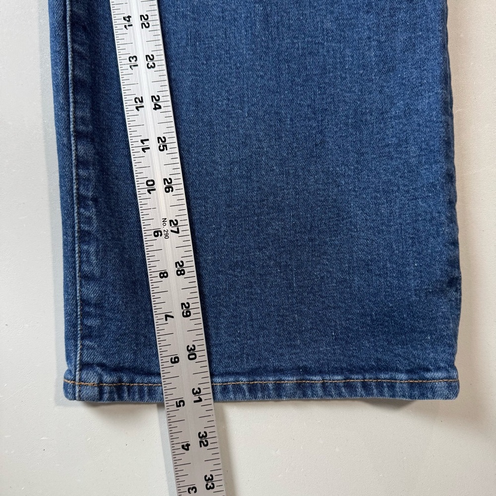 Madewell Jeans Women 31 Blue Perfect Vintage Wide Leg High Waist Stretch Denim - Picture 9 of 11